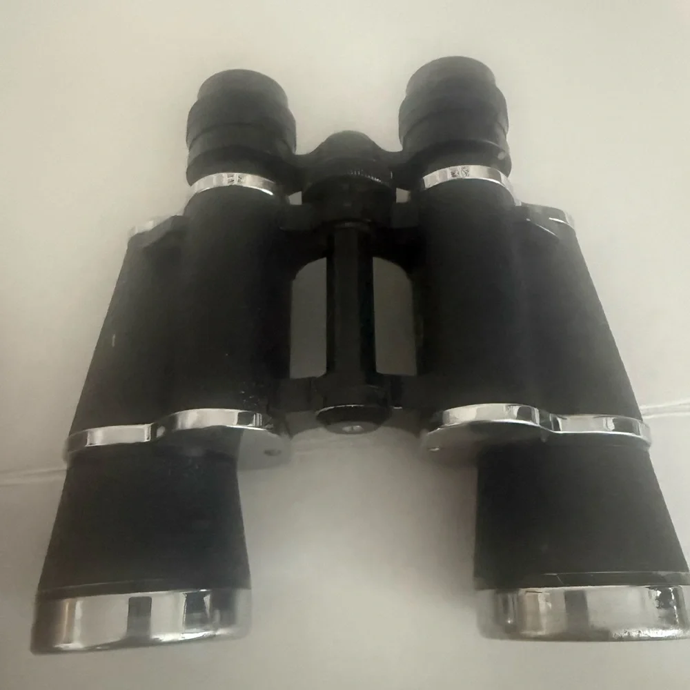 Vintage binoculars with case
